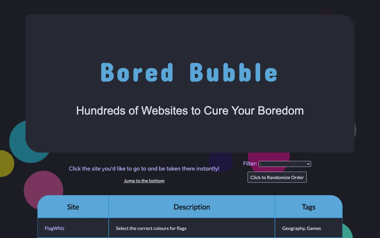 Bored Bubble