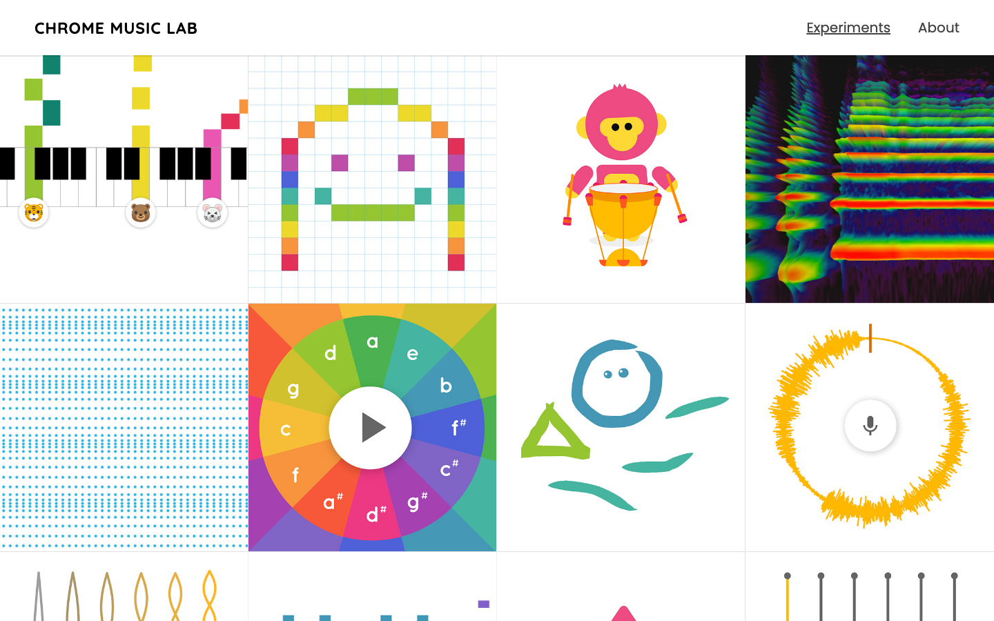 Chrome Music Lab