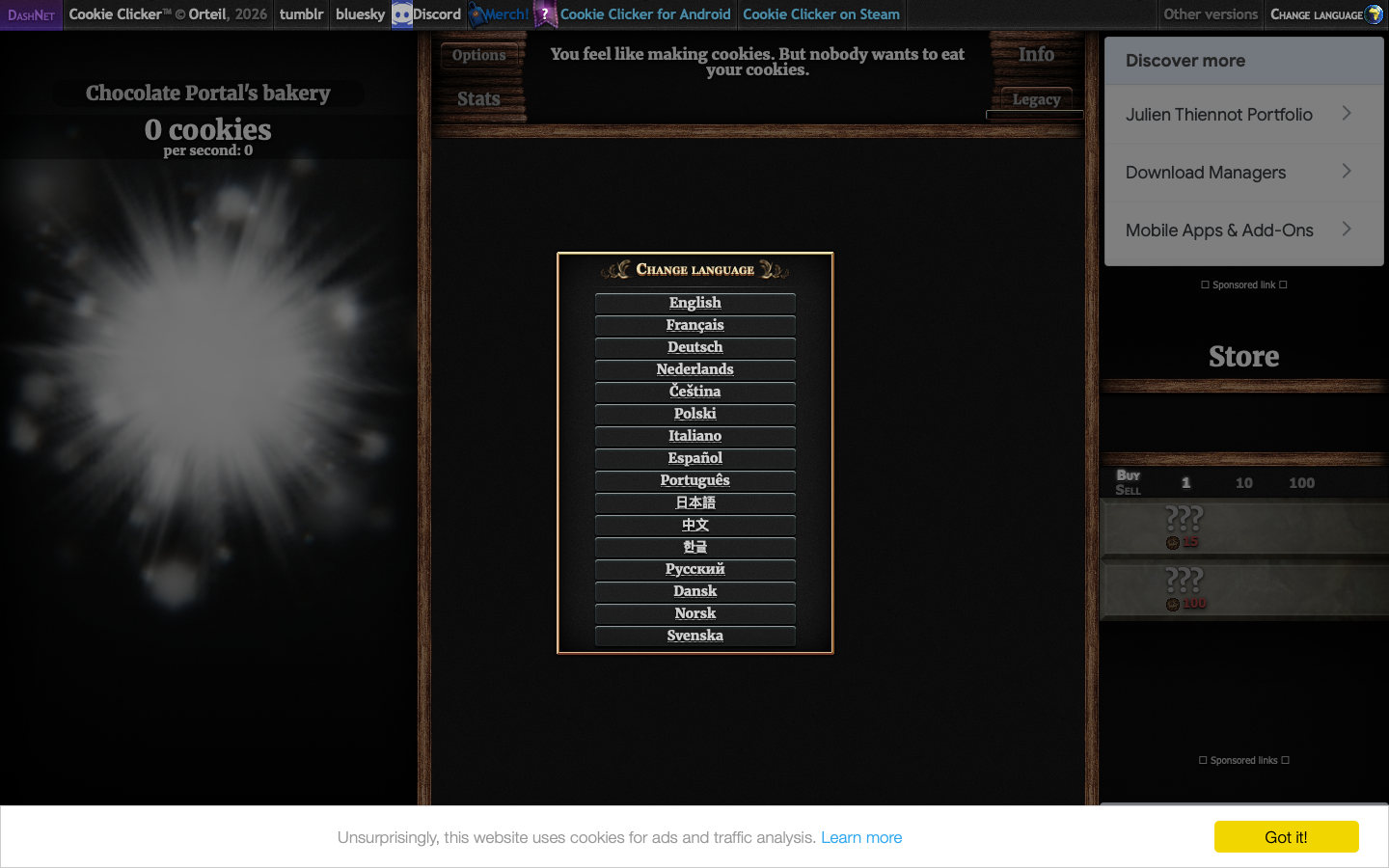 Cookie Clicker