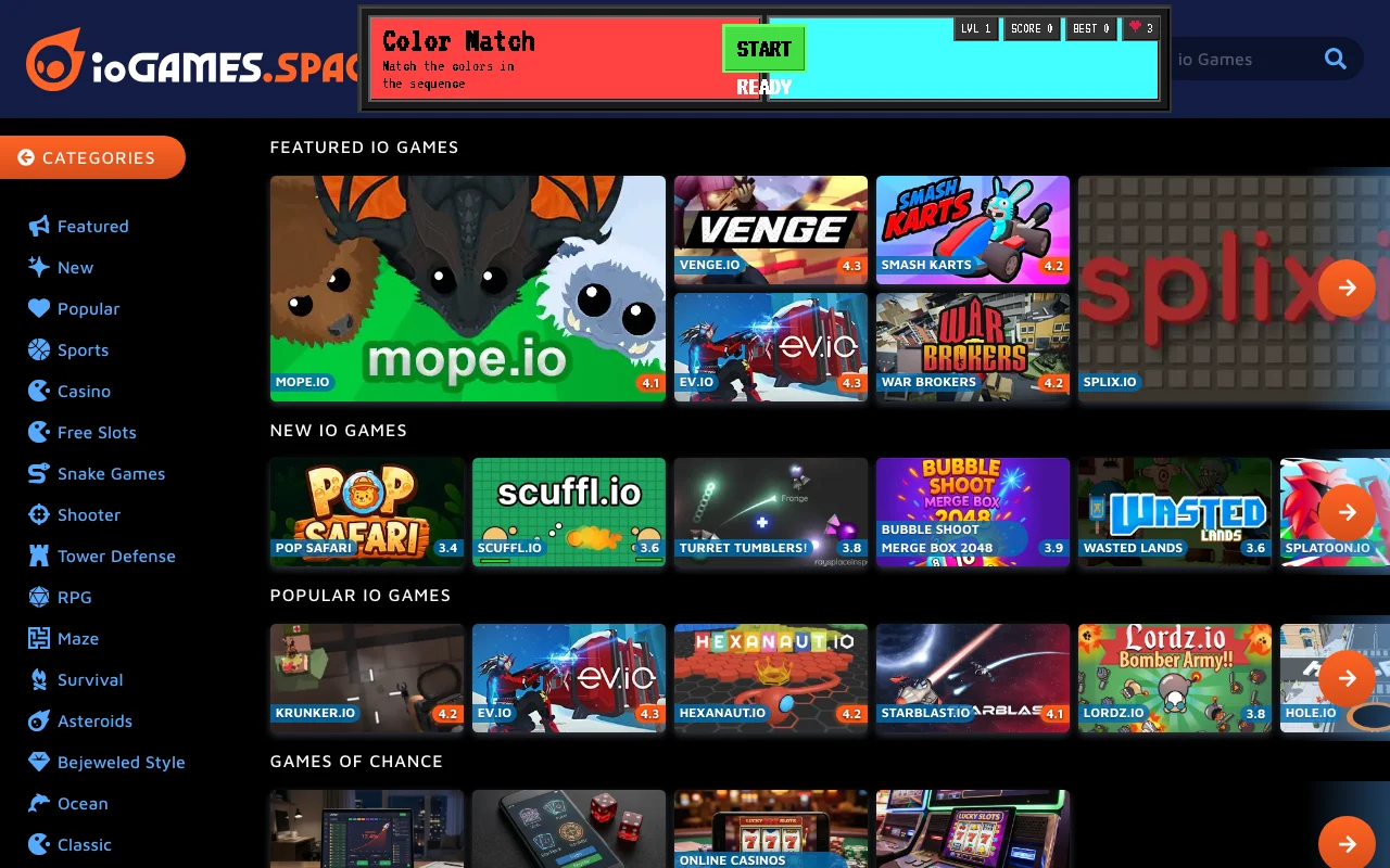 io Games