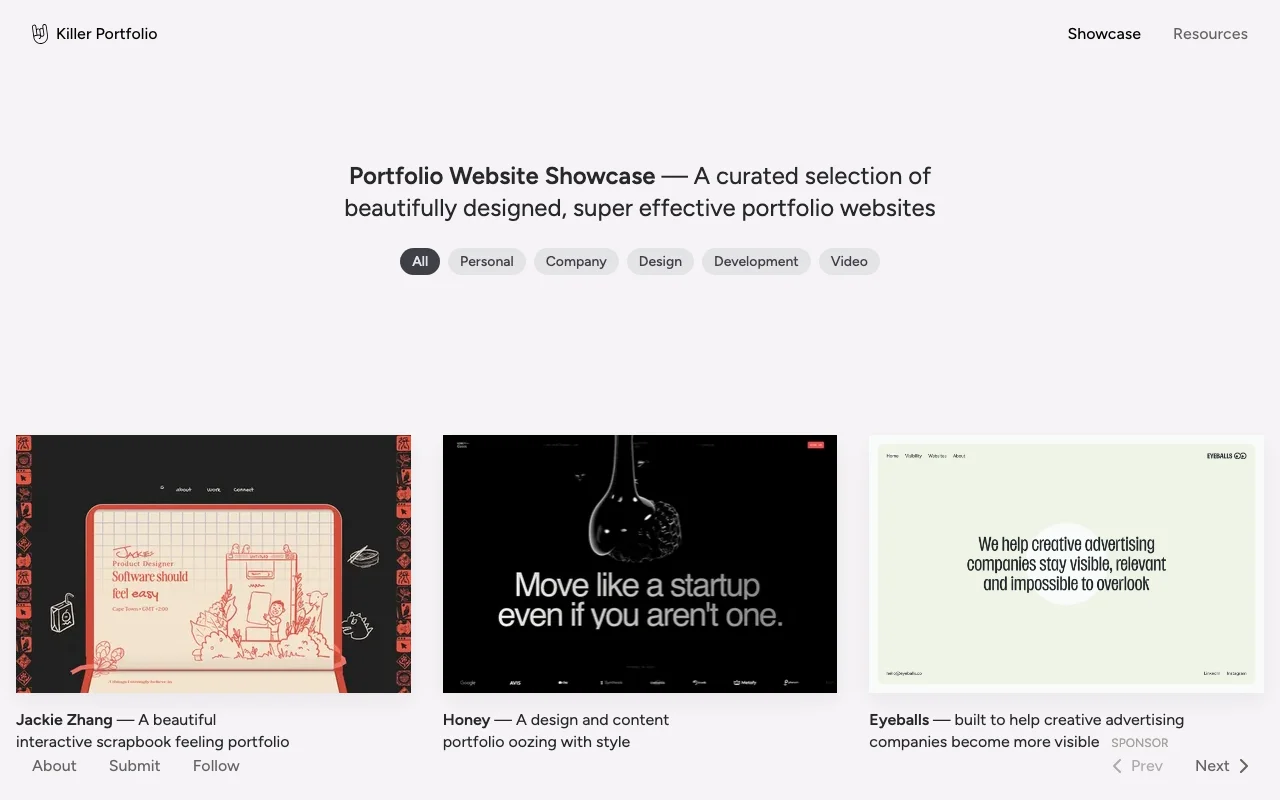 Killer Portfolio