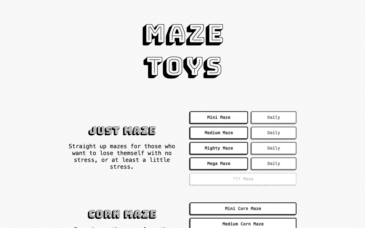Maze Toys