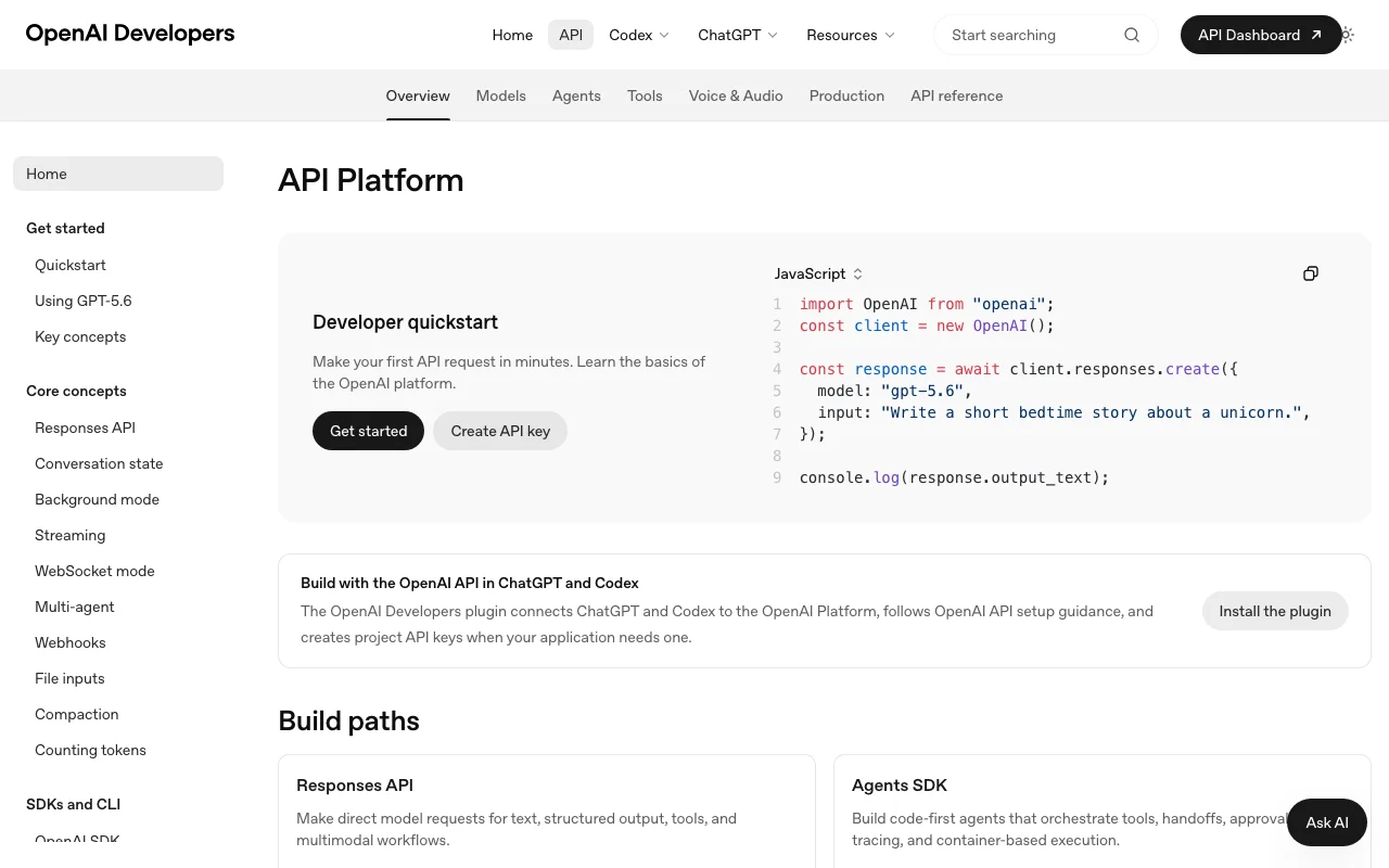 OpenAI Docs