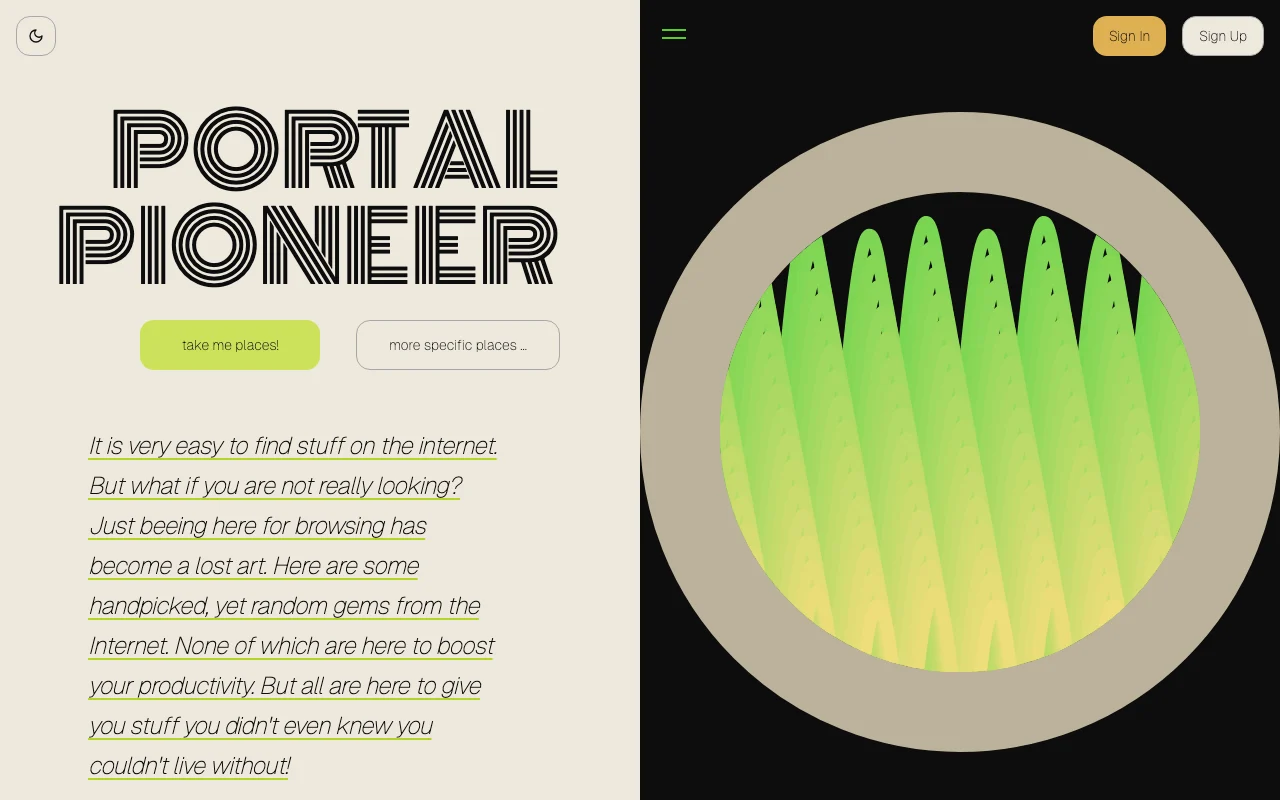 Portal Pioneer