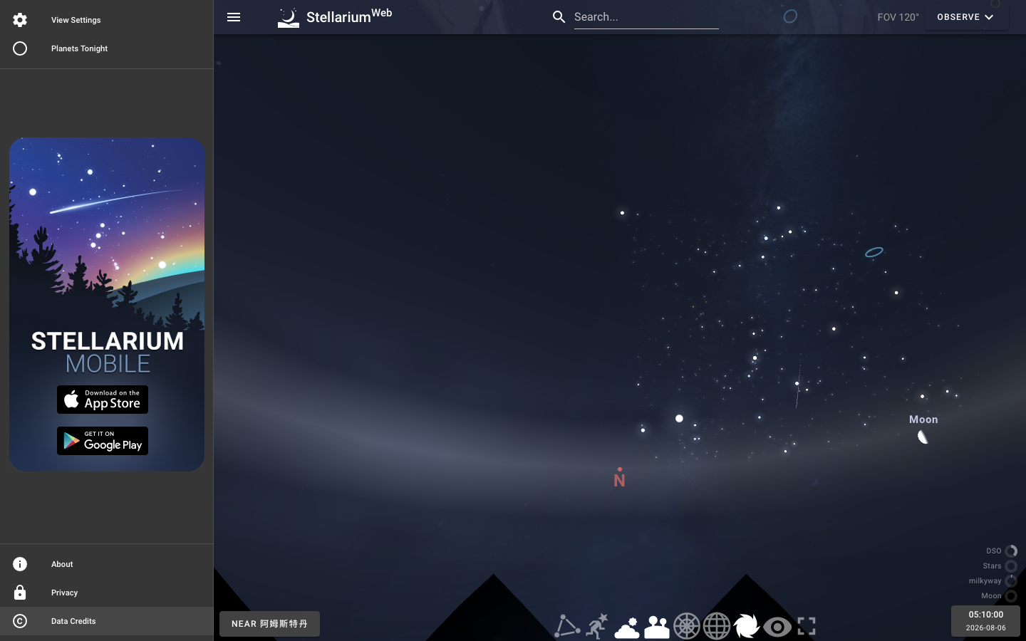 Stellarium Web