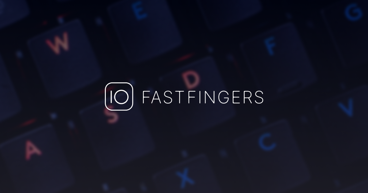 10FastFingers